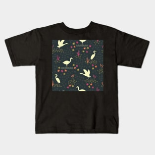 Dancing Cranes Kids T-Shirt